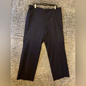 Talbots Women’s Navy Dress Pants with Side Elastic Size 16
